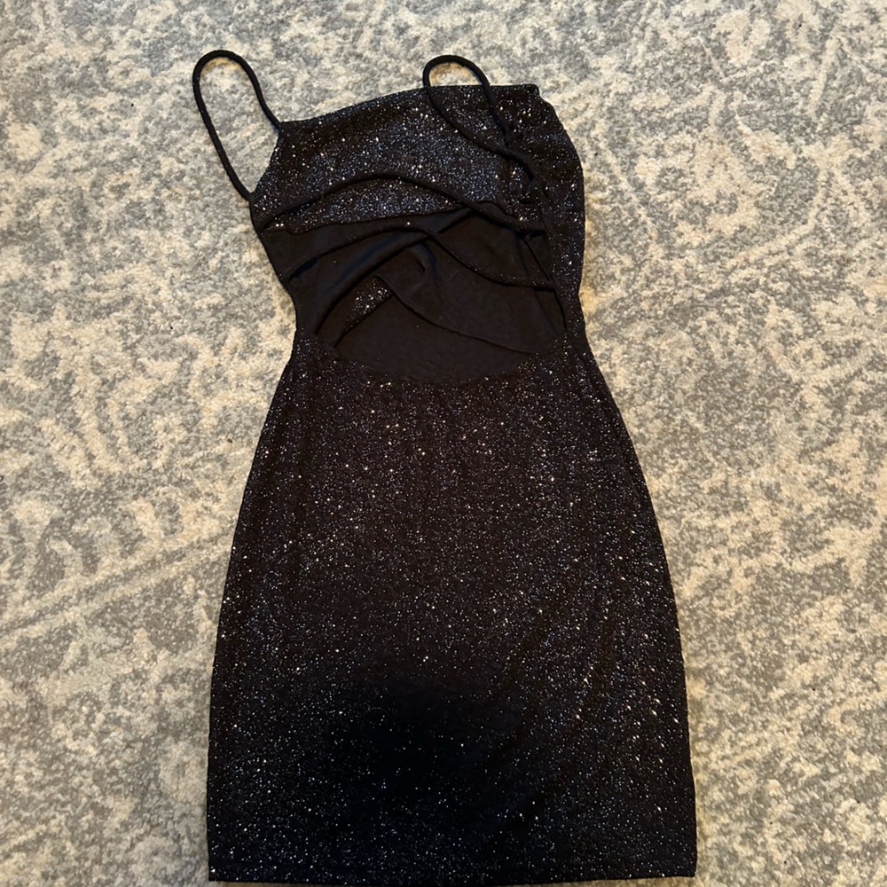Women’s Sparkly Open Back Dress